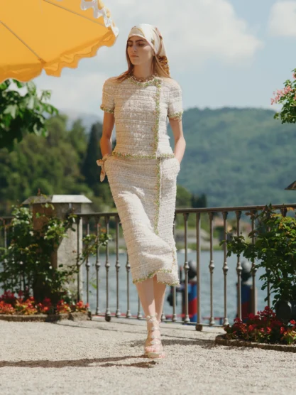 Chanel Cruise Fashion Show 2025 Lake Como Italy