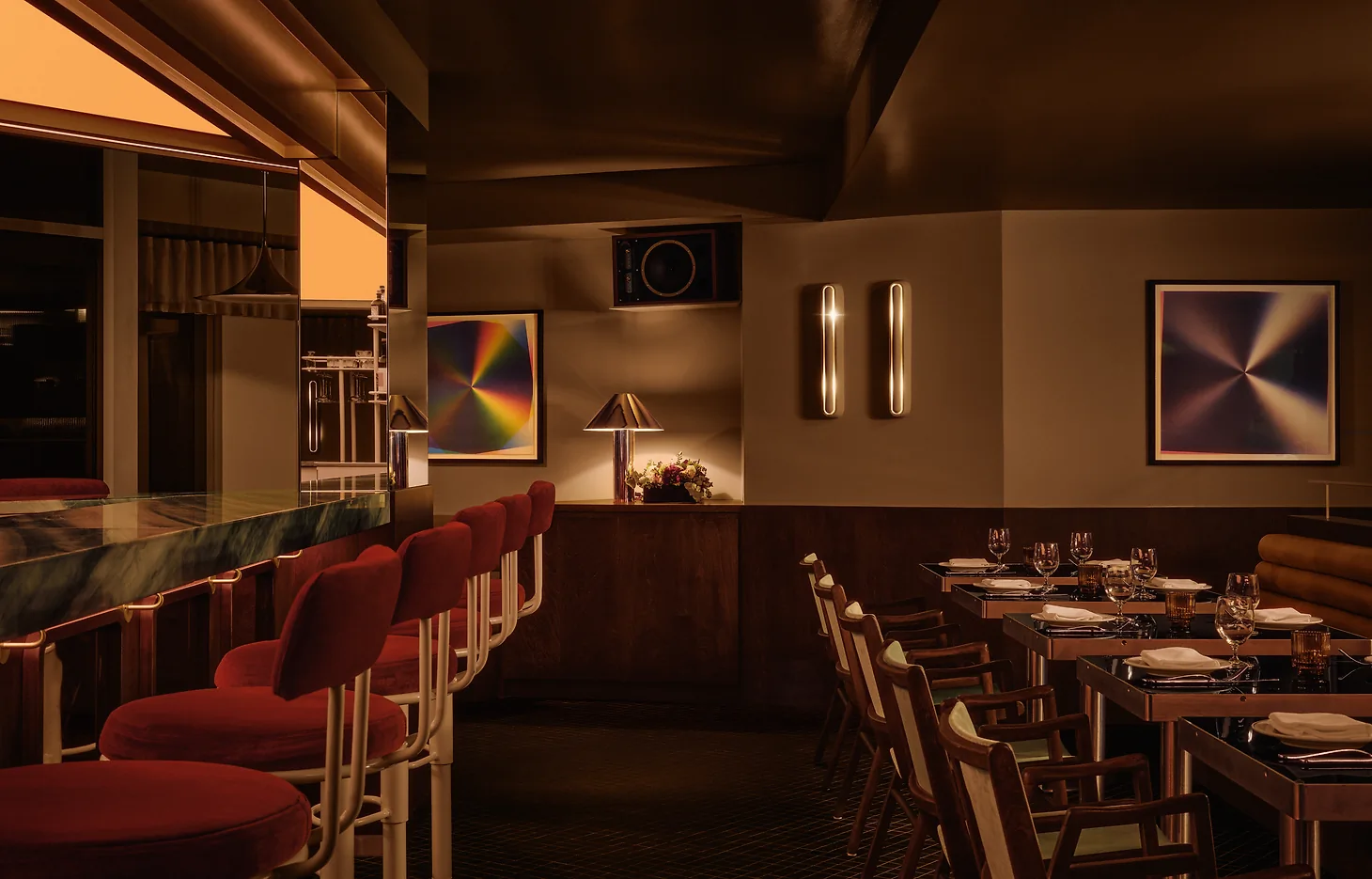 Inside Montreal’s Sleek New Restaurant Inspired by Vintage Limousines